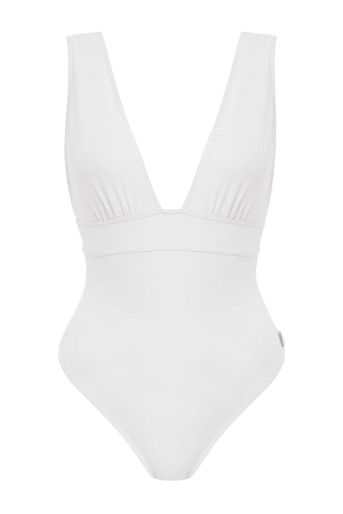 Shan Intemporel Timeless Plunging One-Piece Swimsuit